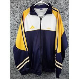 Vintage Adidas 90's Track Jacket Blue Full Zip‎ Men Sz XL